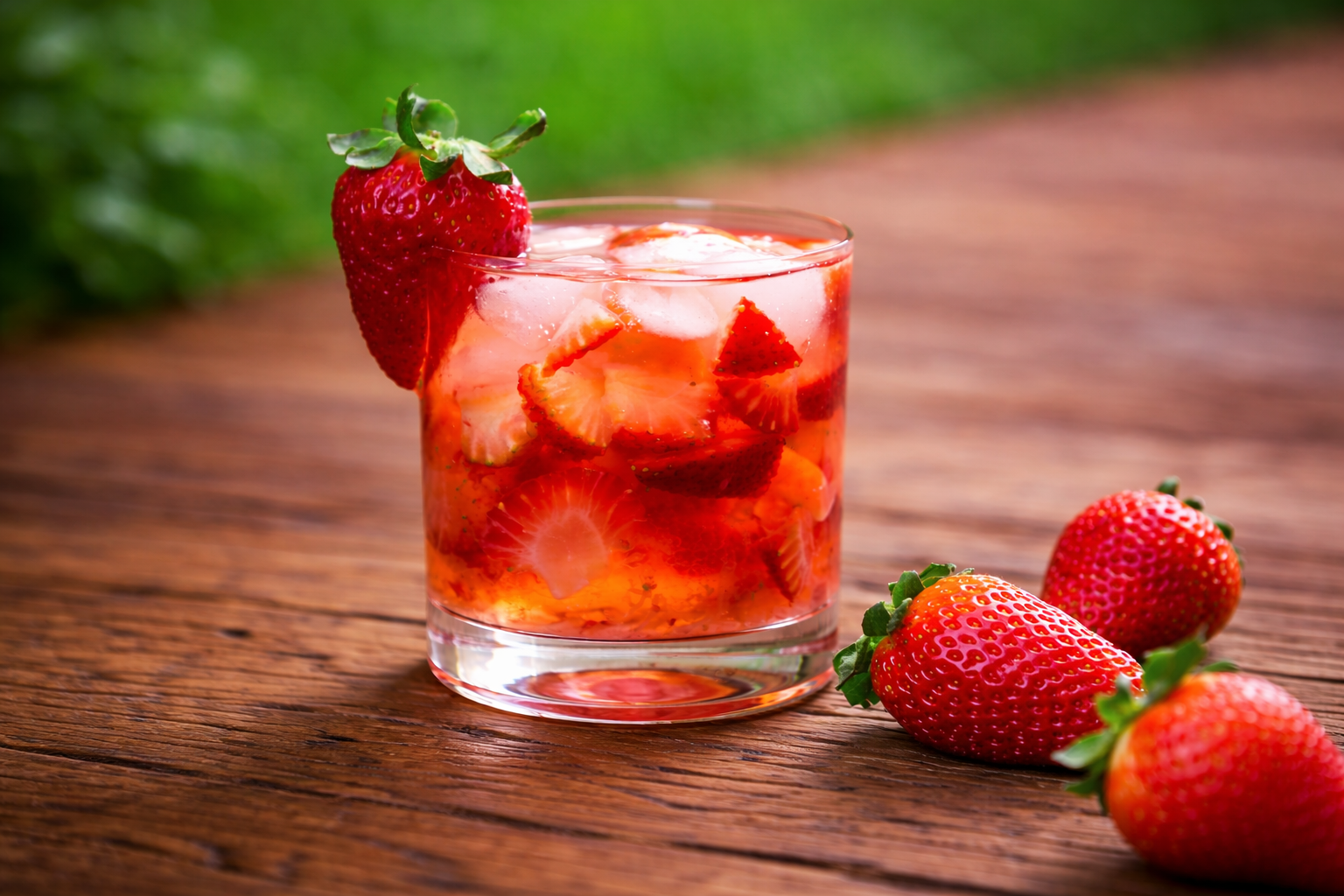 Receita de Caipirinha Morango